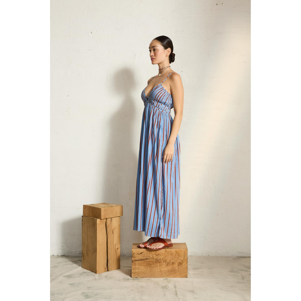 Robe Balina Imprime Pelicano - Army Dark Blue