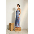 Robe Balina Imprime Pelicano - Army Dark Blue
