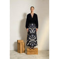 Jupe Melinda Imprime Baroque - Black
