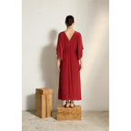 Robe Souane Soie - Camelia