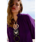 Robe Seraphine Soie - Ardoise