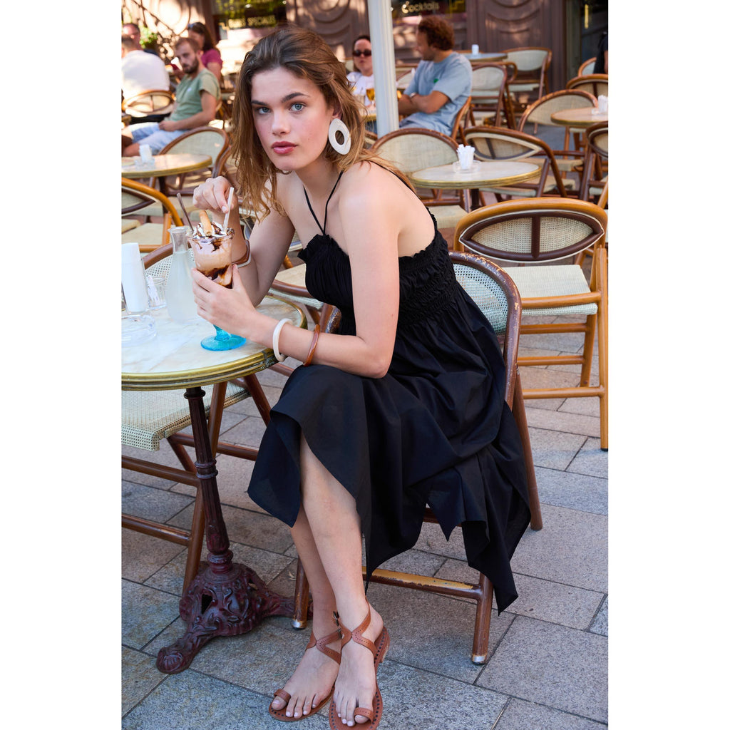 Sandales En Cuir Irene Bis - Camel