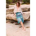 Jupe Leonie Imprime Td Check - Ardoise
