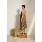 Robe Ivina Imprime Tie And Dye Td Check - Army