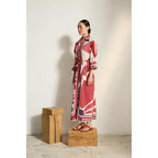 Robe Murano Imprime Riviera - Red