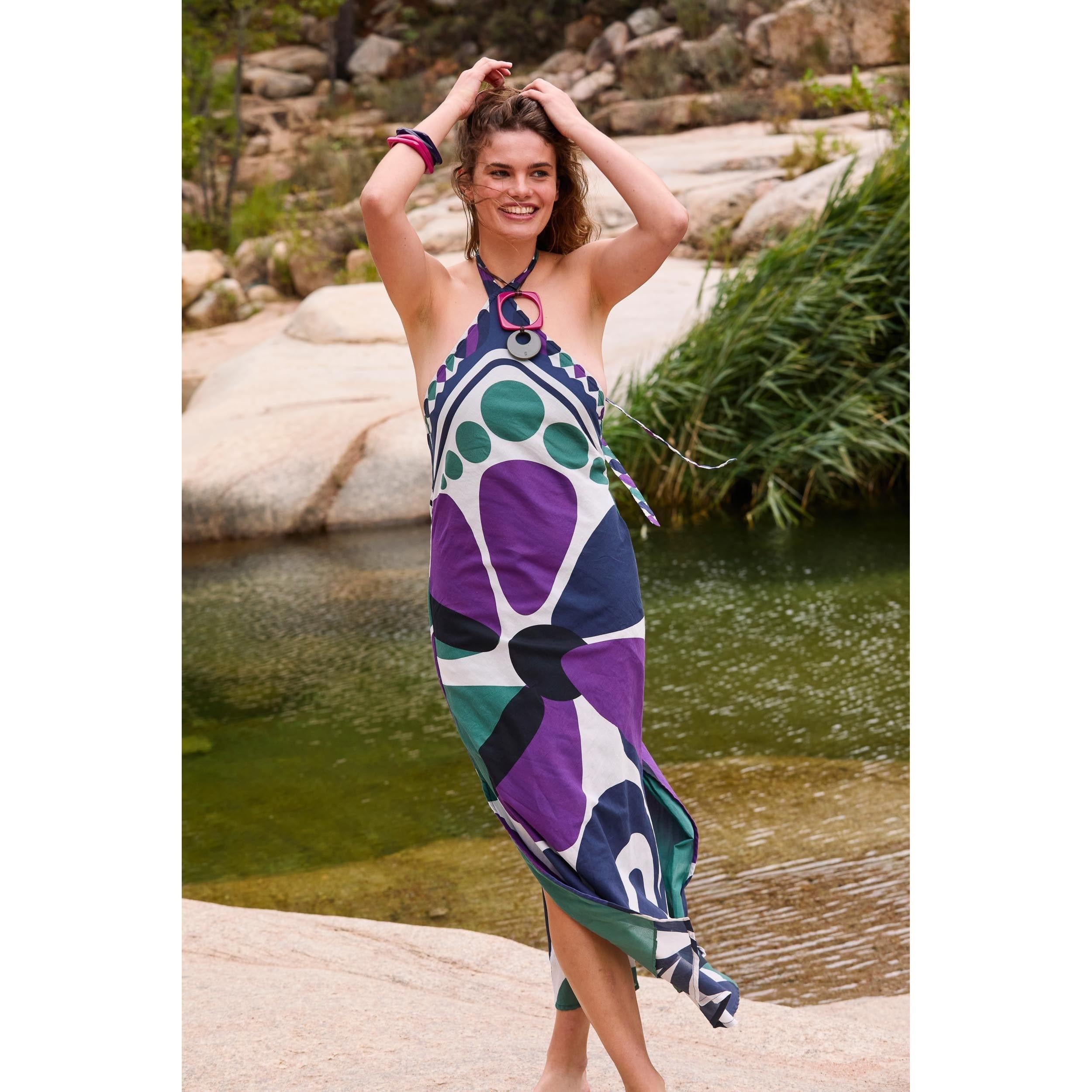 Robe Katia Imprime Riviera - Red