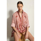 Chemise Heracles Imprime Arabesque - Pink