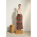 Jupe Melinda Imprime Baroque - Red