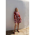 Robe Silvana Imprime Riviera - Violet