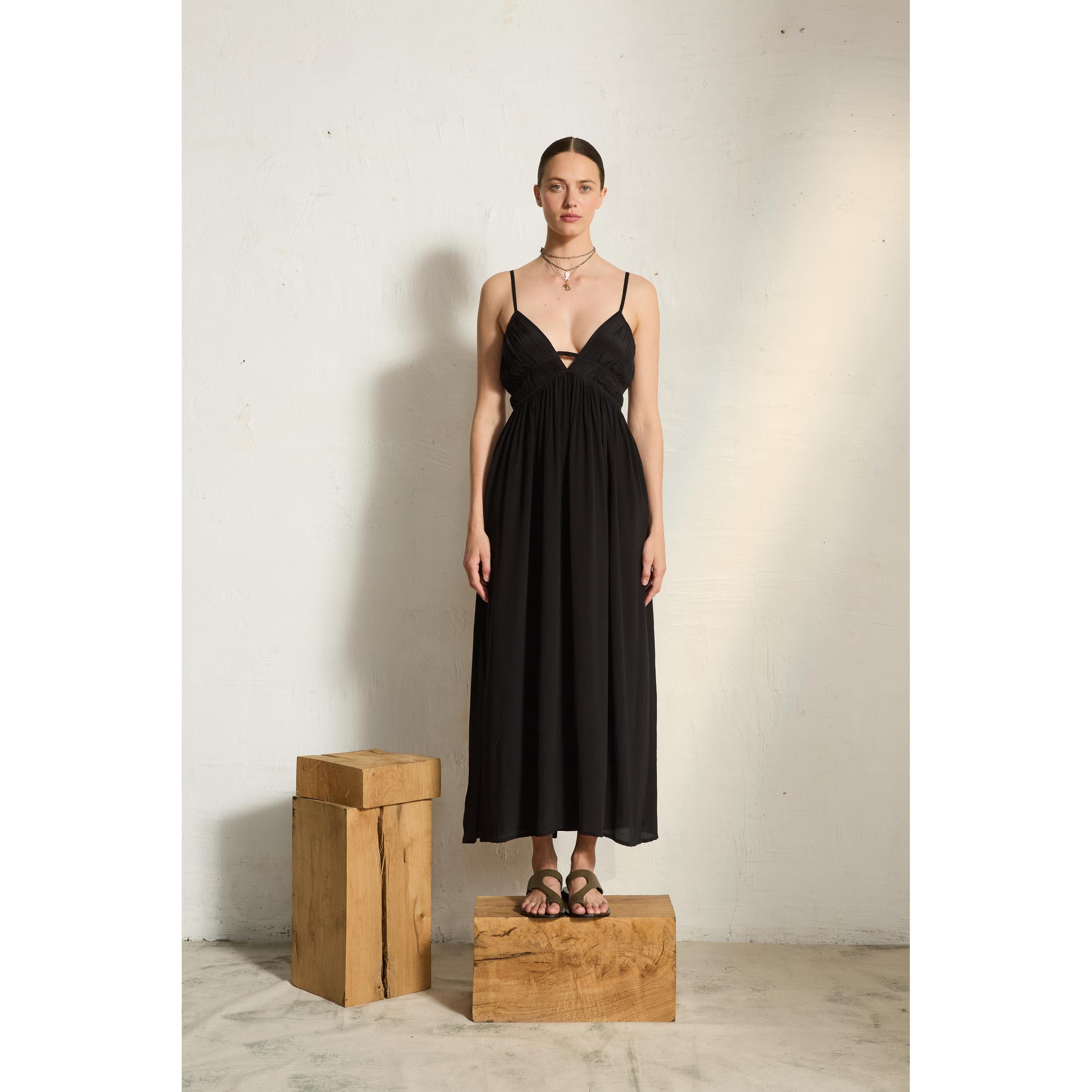 Robe Balina Soie - Black
