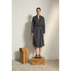 Robe Albane Imprime Pelicano - Dark Blue Kaki