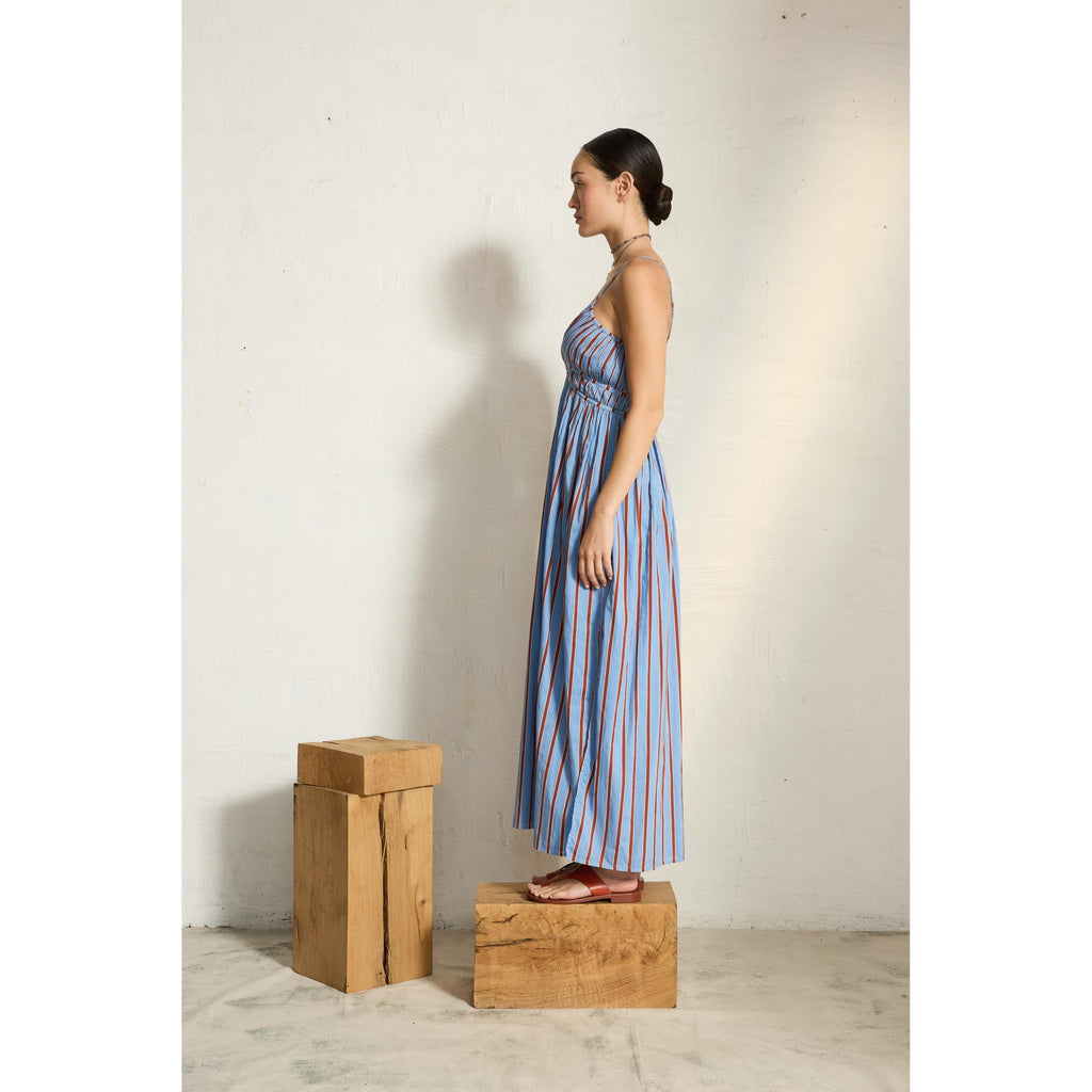 Robe Balina Imprime Pelicano - Dark Blue Kaki