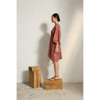 Poncho Pauline Imprime Quartz