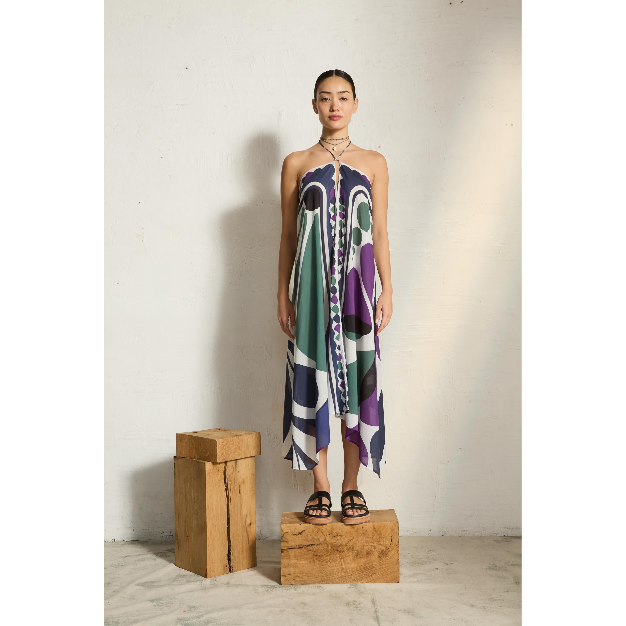 Robe Ivina Imprime Riviera - Violet
