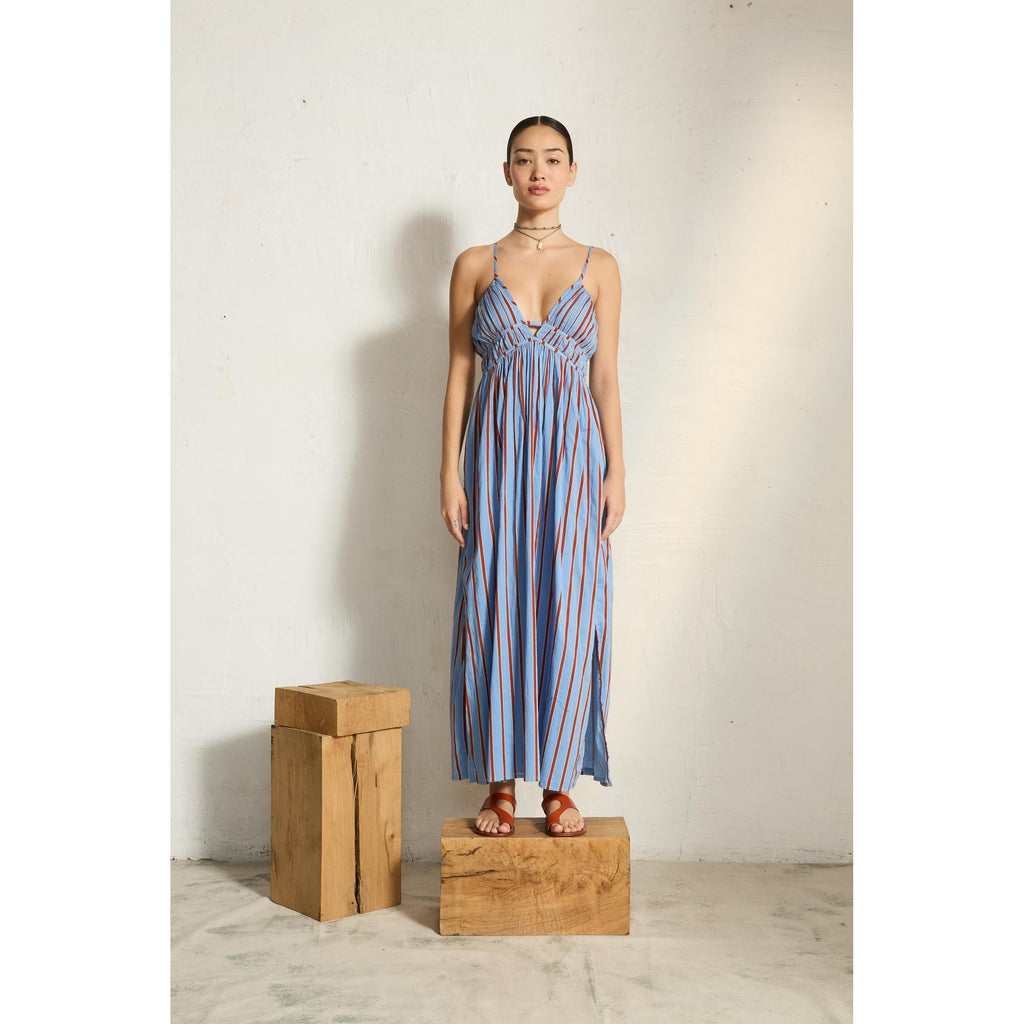 Robe Balina Imprime Pelicano - Dark Blue Kaki