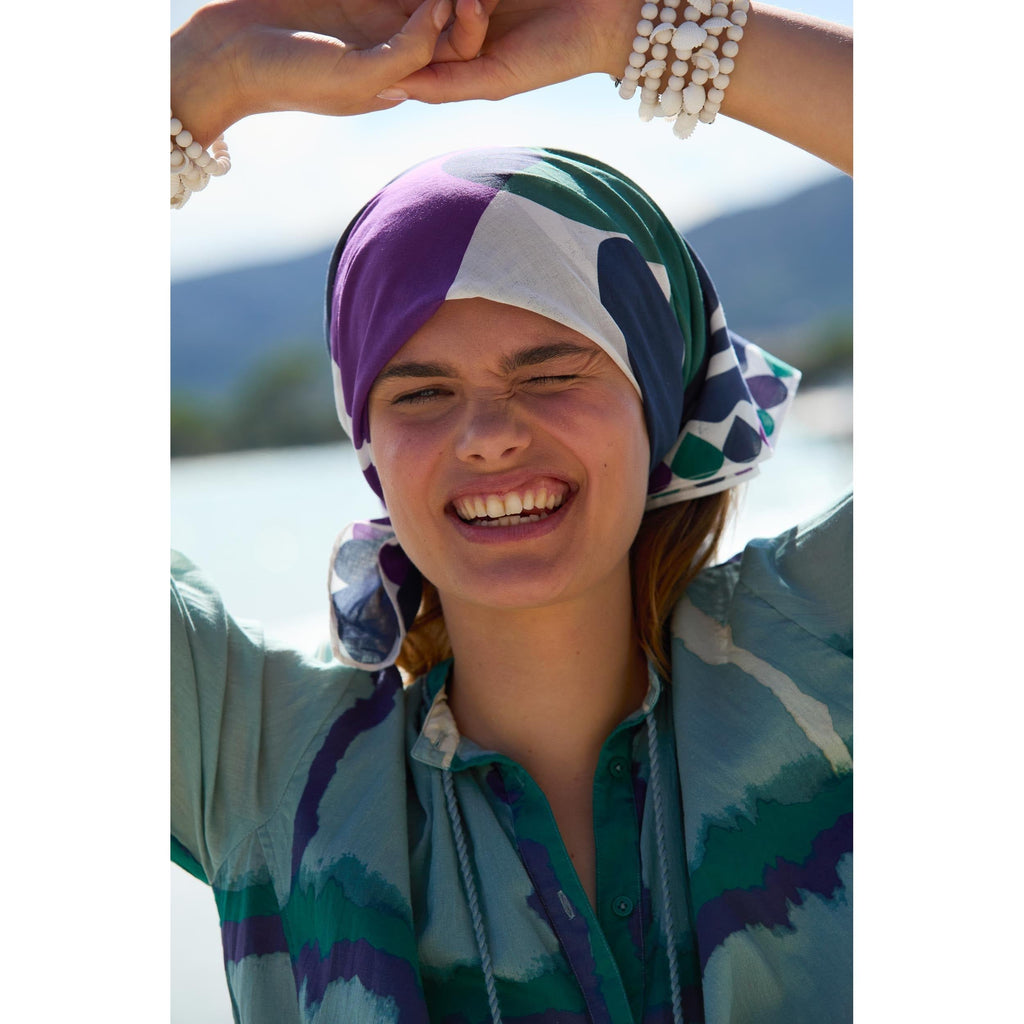 Bandana Imprime Riviera - Violet