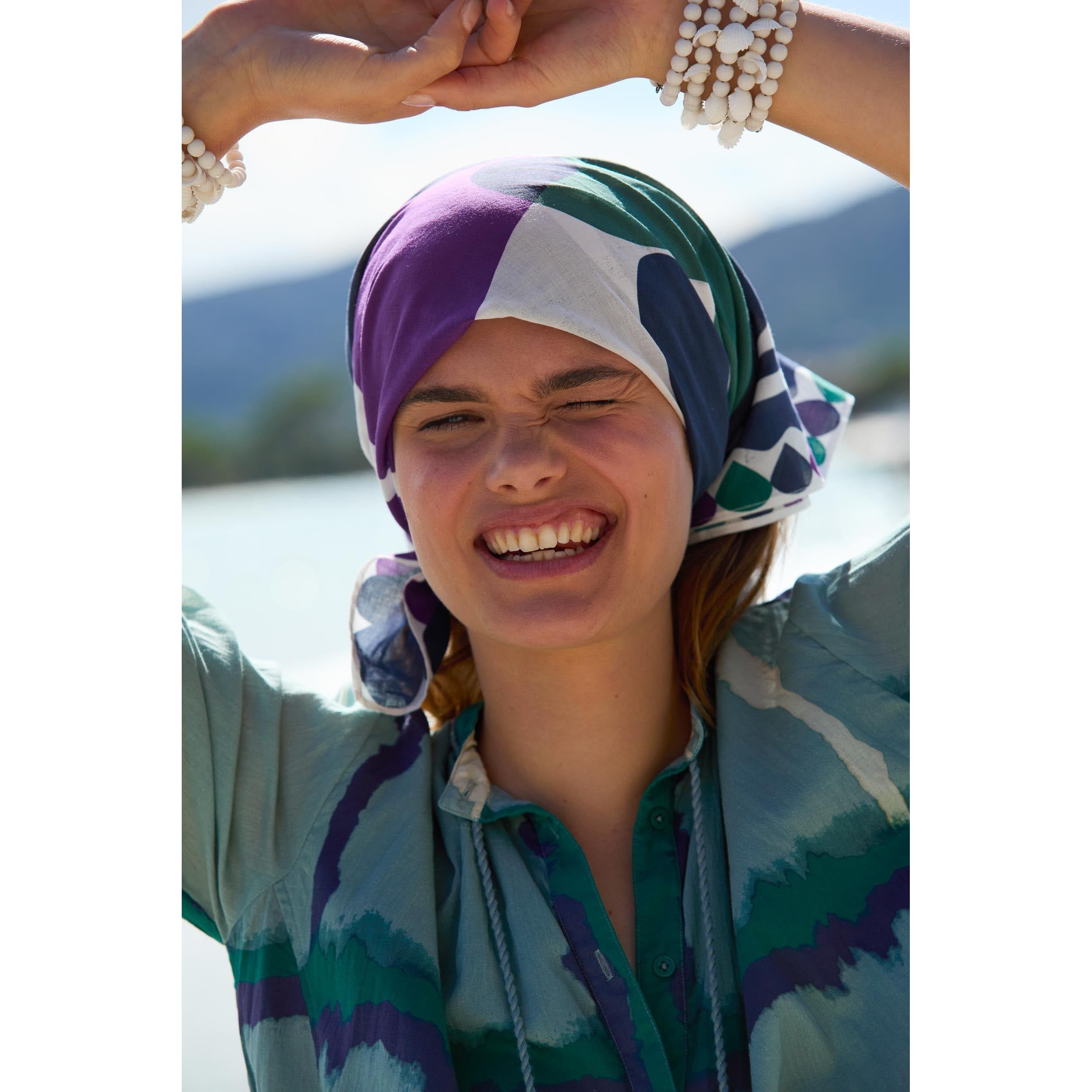 Bandana Imprime Riviera - Violet