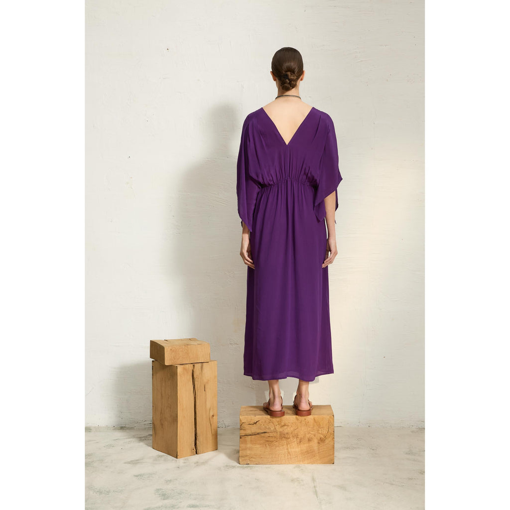 Robe Souane Soie - Ultra Violet