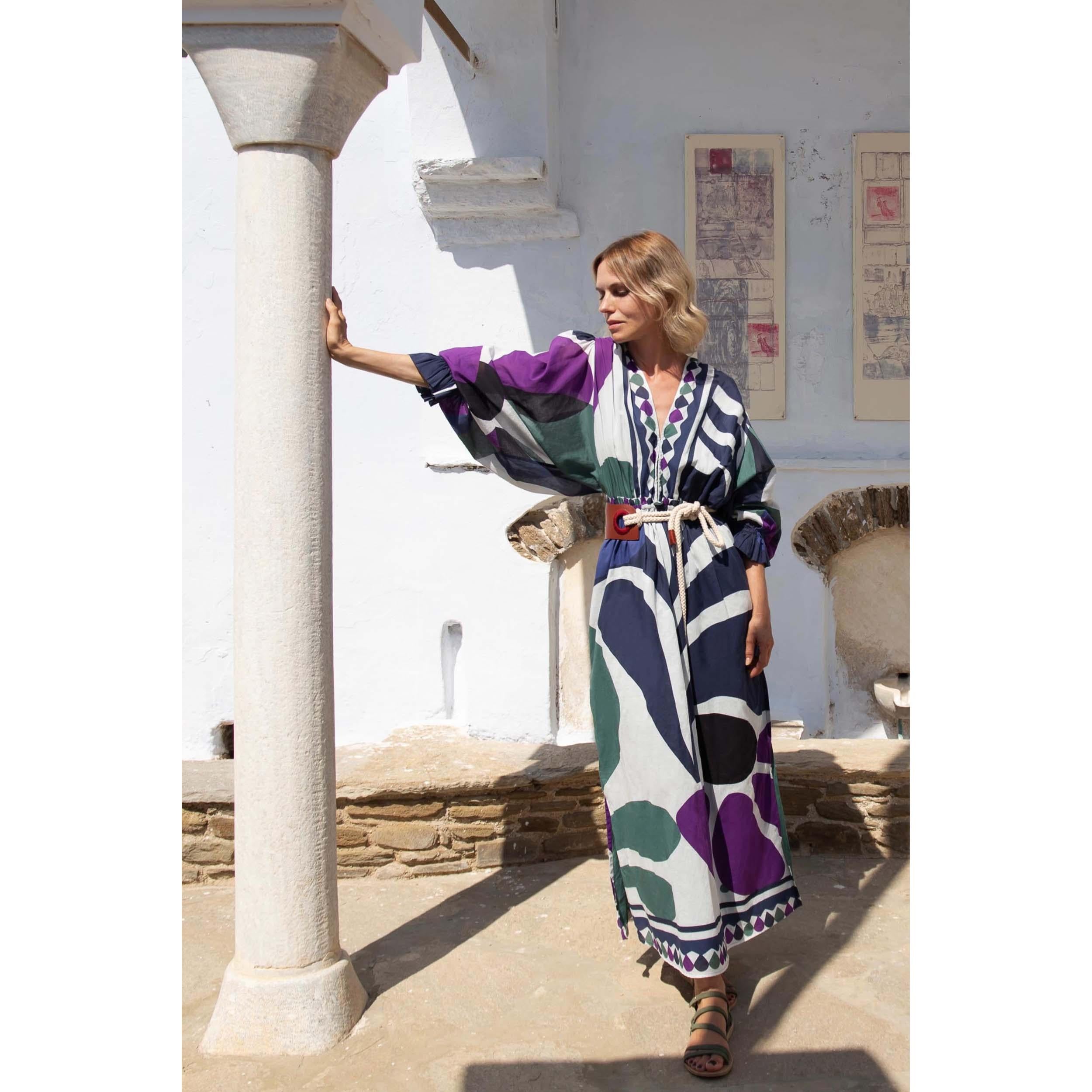 Top Divya Dos Nu Imprime Riviera - Violet