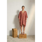 Poncho Pauline Imprime Quartz