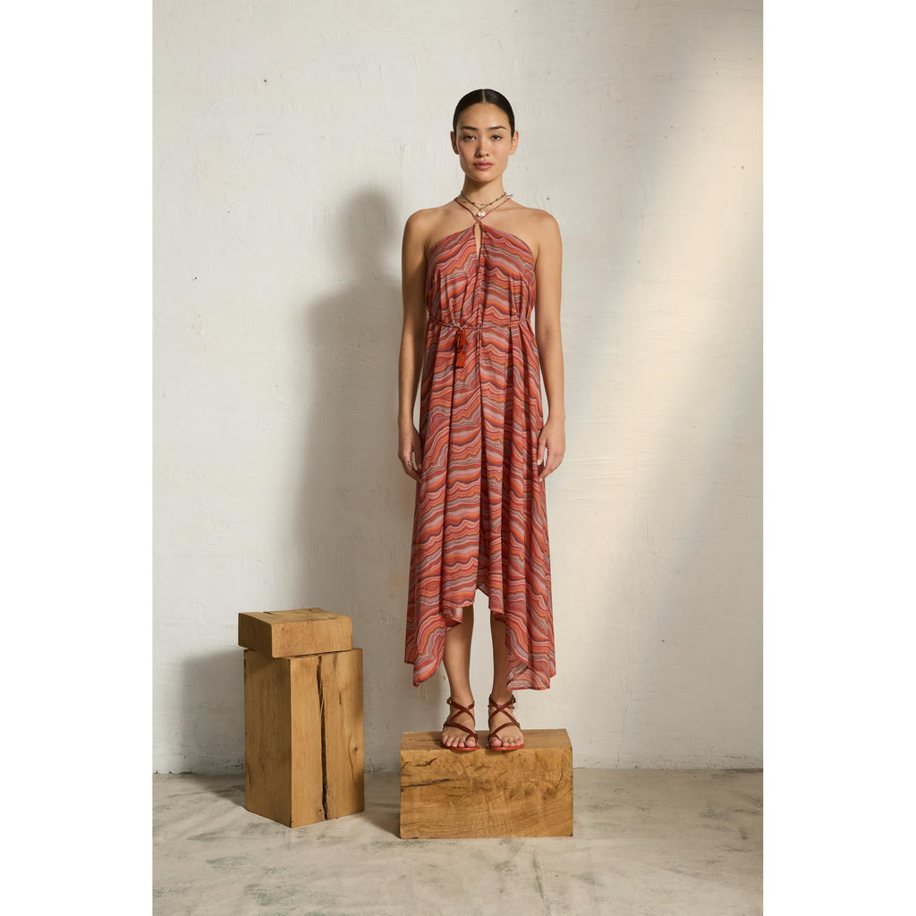 Robe Ivina Imprime Quartz