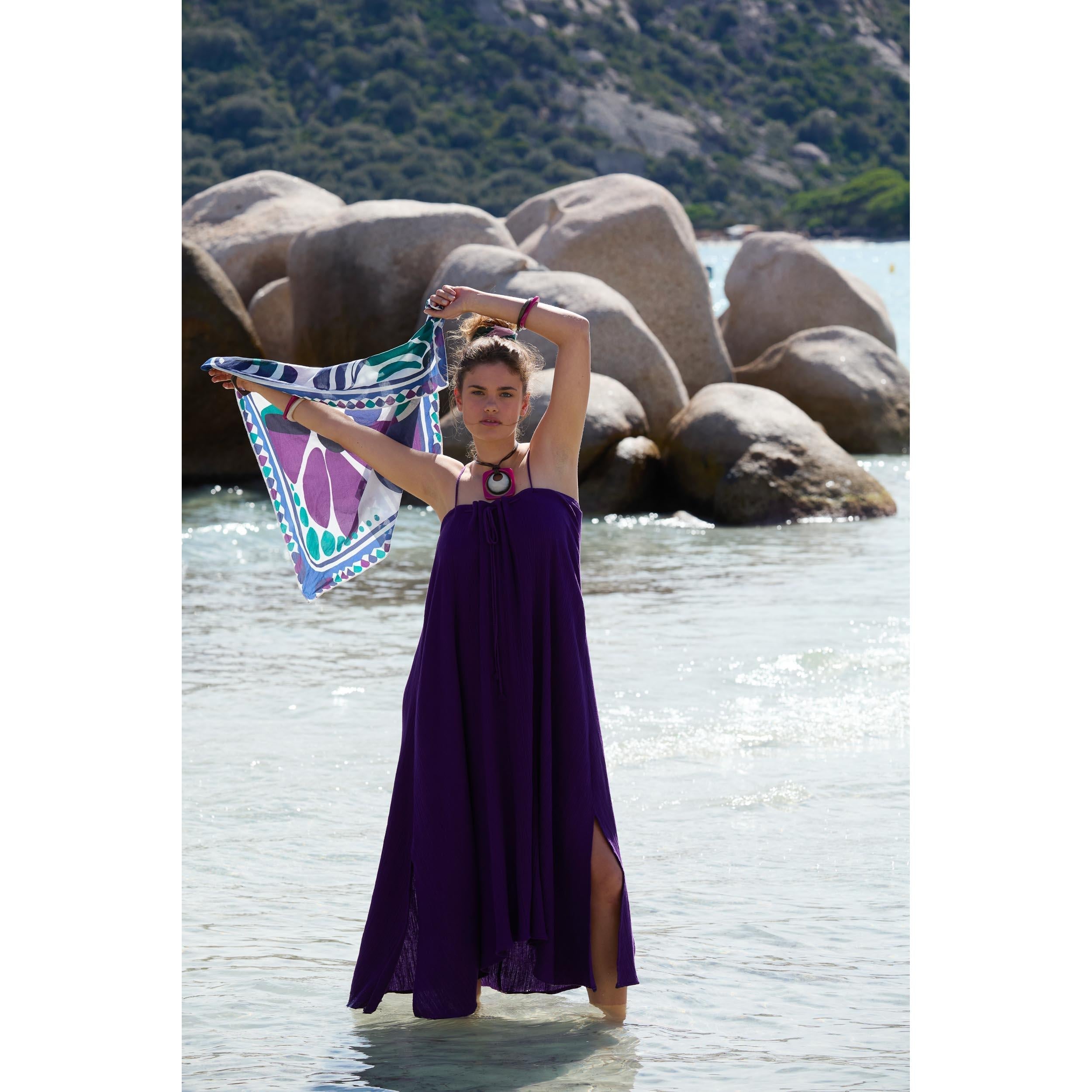Bandana Imprime Riviera - Violet