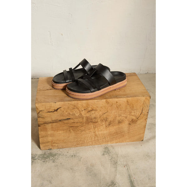 Sandales En Cuir Ivar - Black