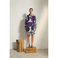 Robe Geraldine Imprime Riviera - Violet