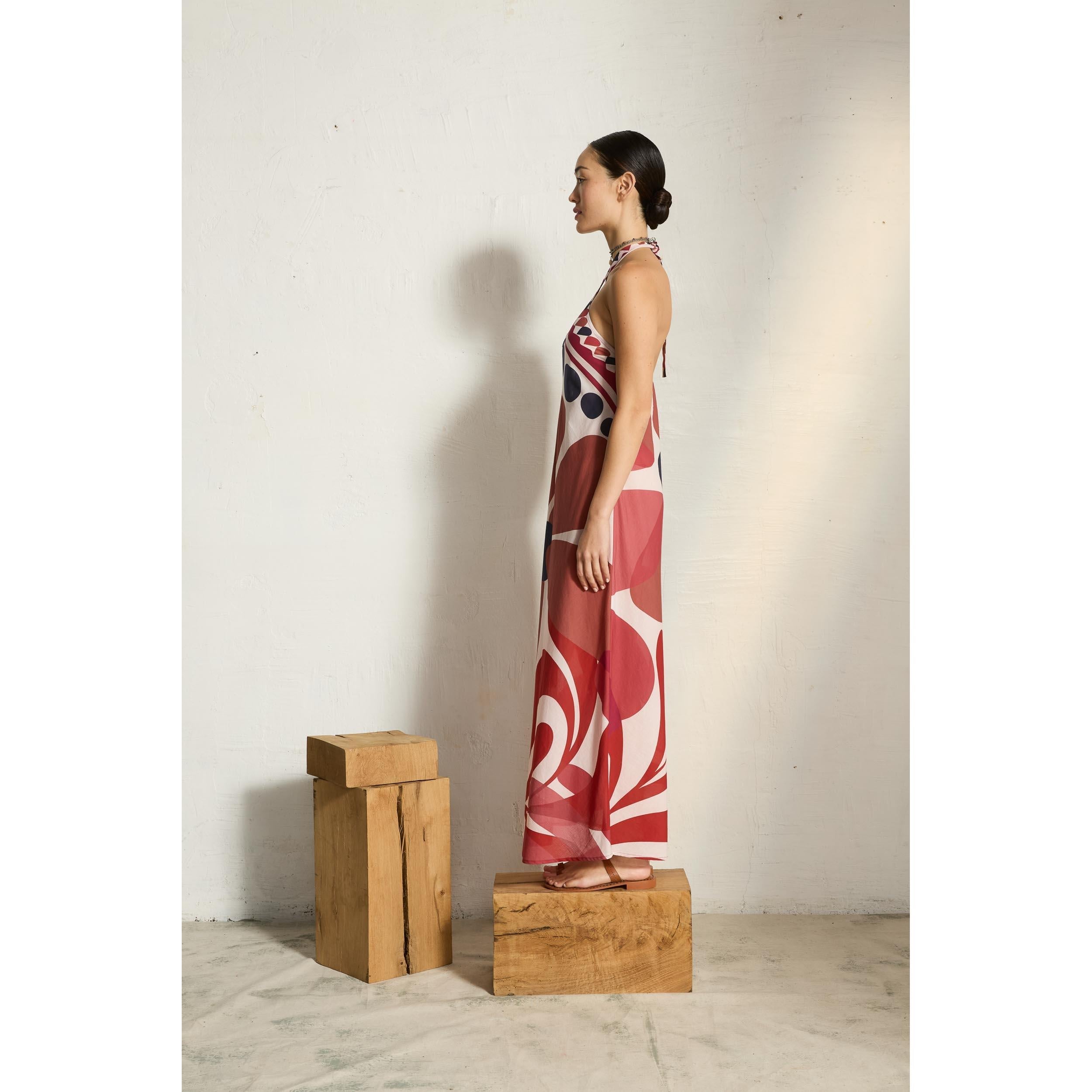Robe Katia Imprime Riviera - Red