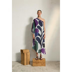 Robe Louna Imprime Riviera - Violet