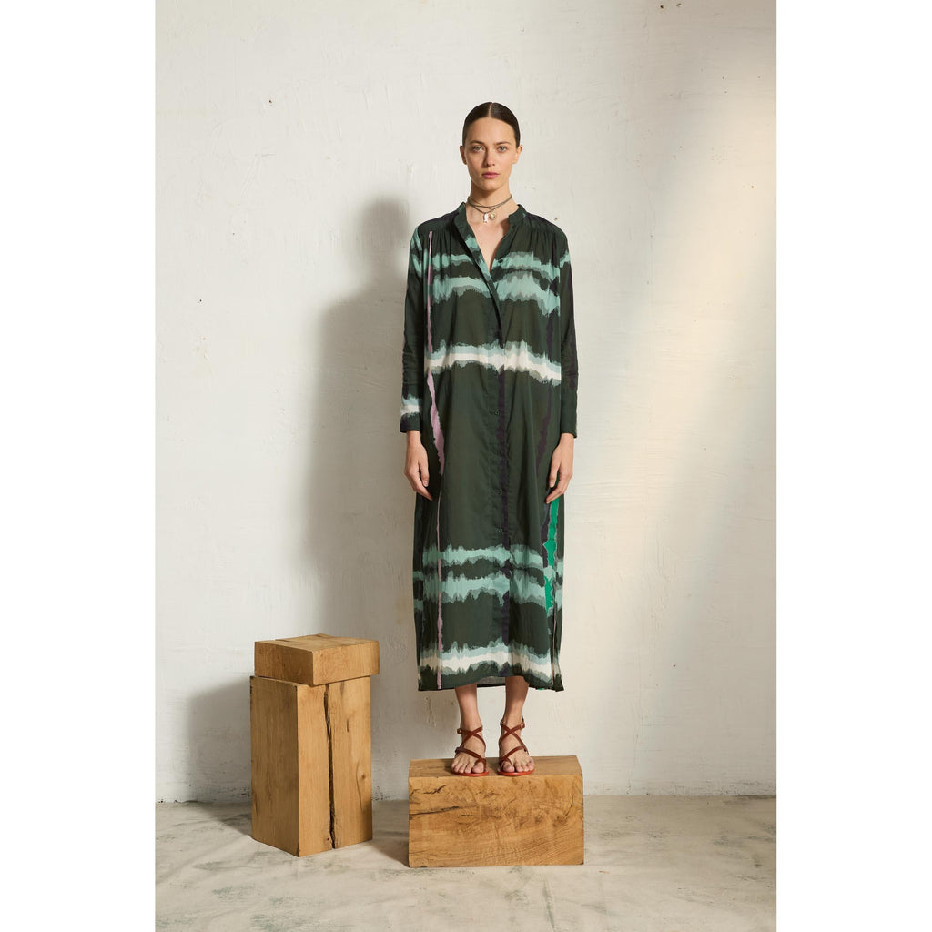 Robe Olga Imprime Td Check - Lagon