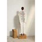 Chemise Heracles Imprime Arabesque - White