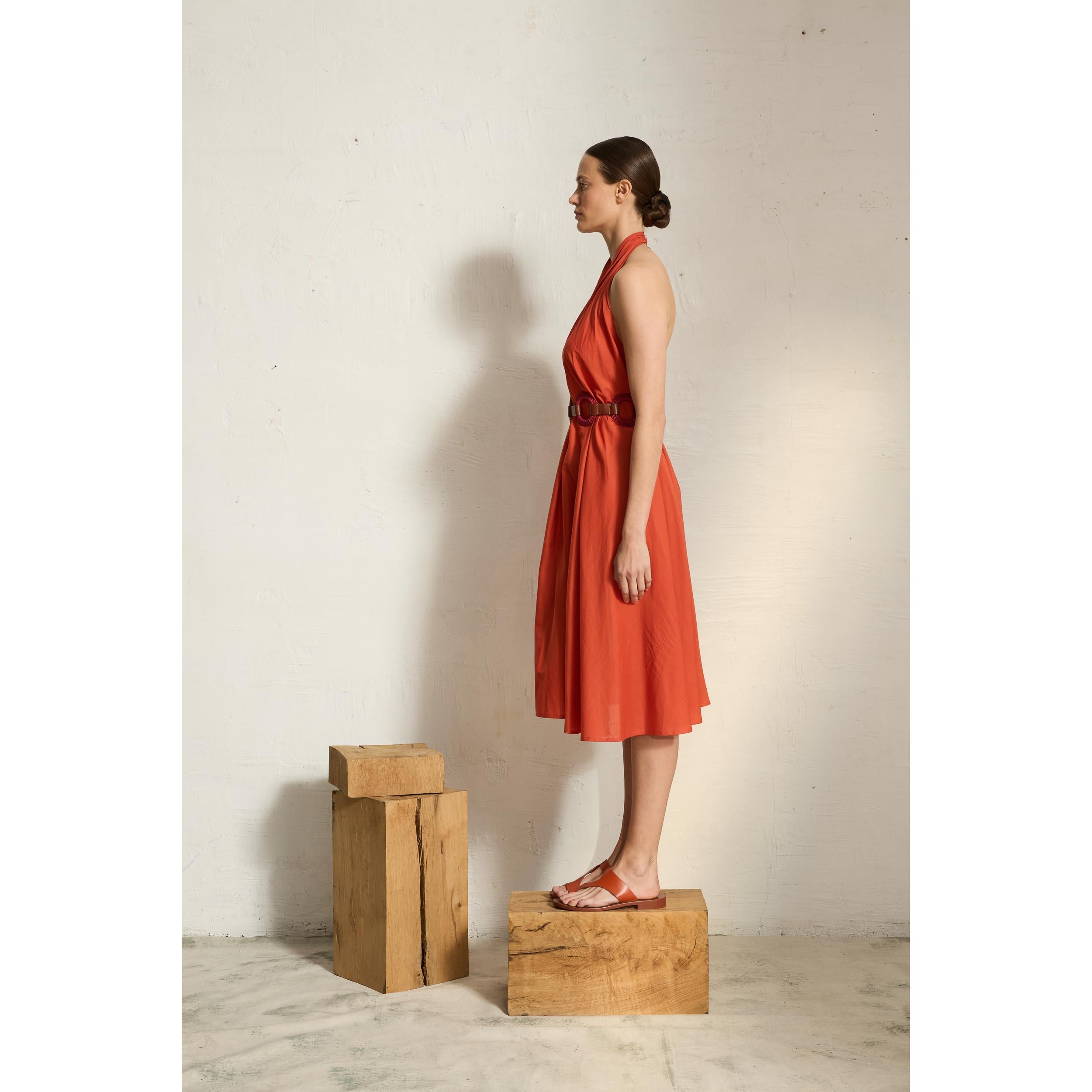 Robe Paréo Malin Mi-Long Aline - Camelia