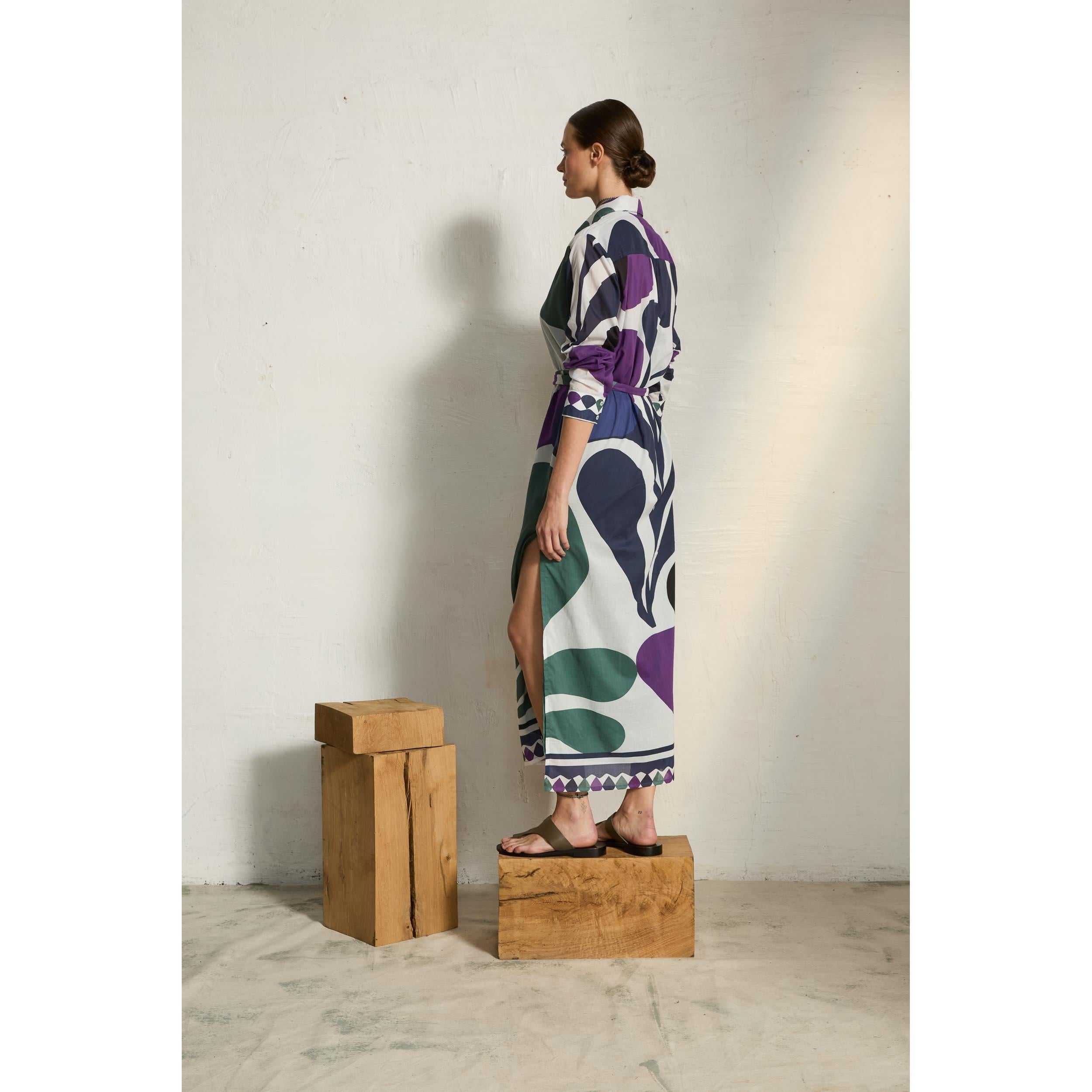 Robe Murano Imprime Riviera - Violet