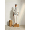 Chemise Heracles Imprime Arabesque - White