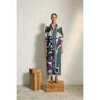 Robe Murano Imprime Riviera - Violet