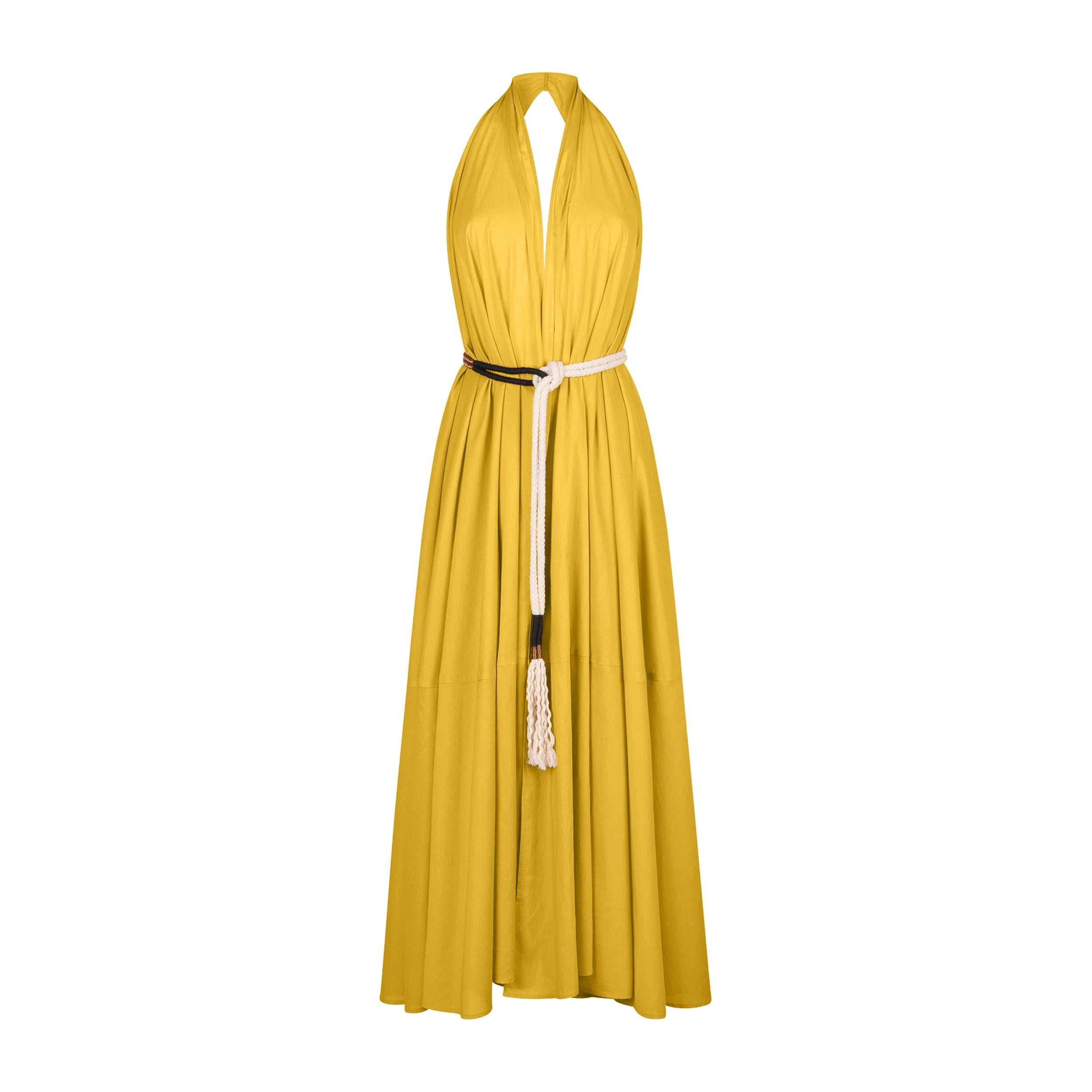 Robe Paréo Malin Long Acacia - Mimosa