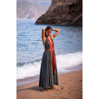 Robe Paréo Malin Long Acacia - Treillis