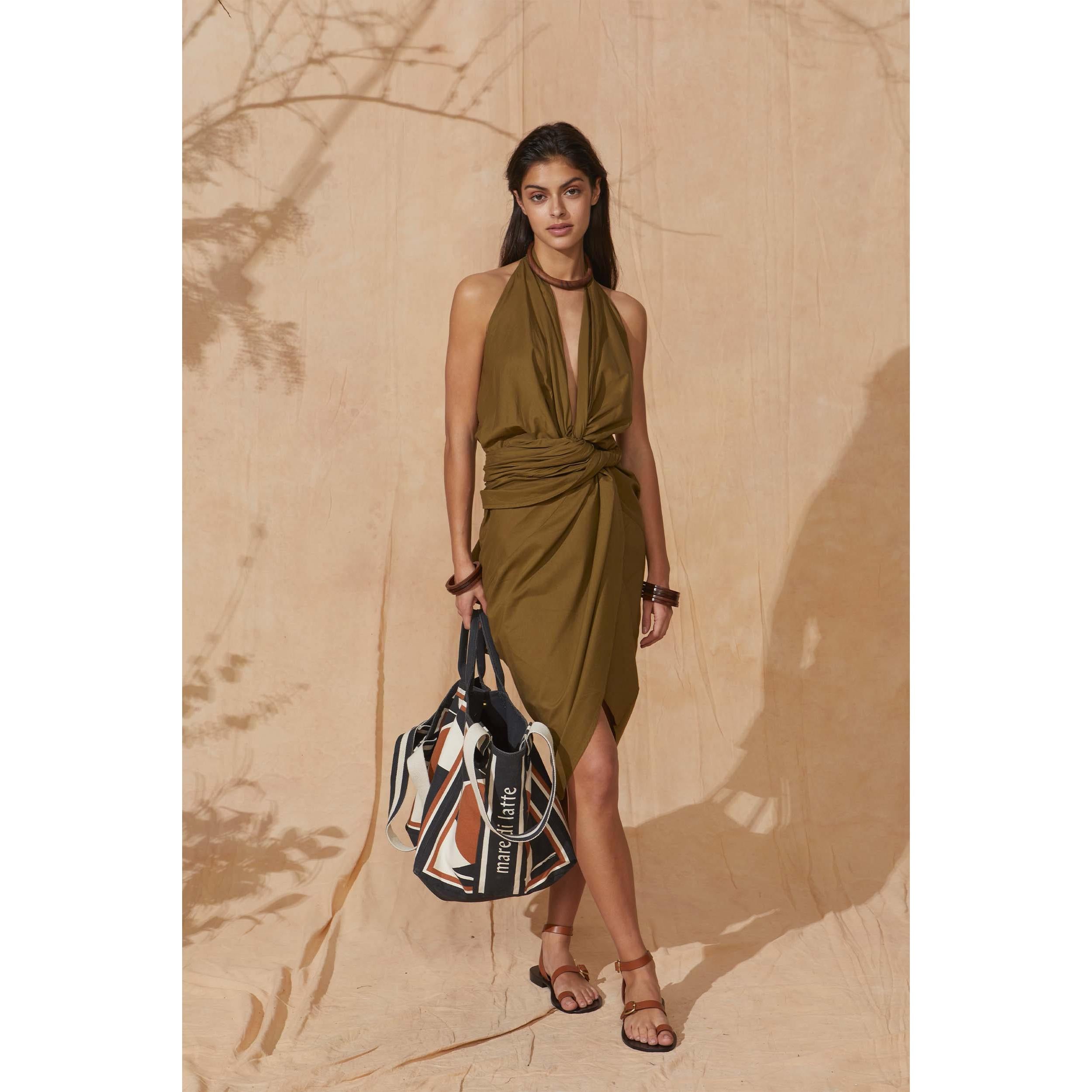 Robe Paréo Malin Long Acacia - Chocolat