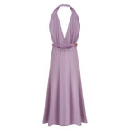 Robe Paréo Malin Mi-Long Aline - Mauve Mist