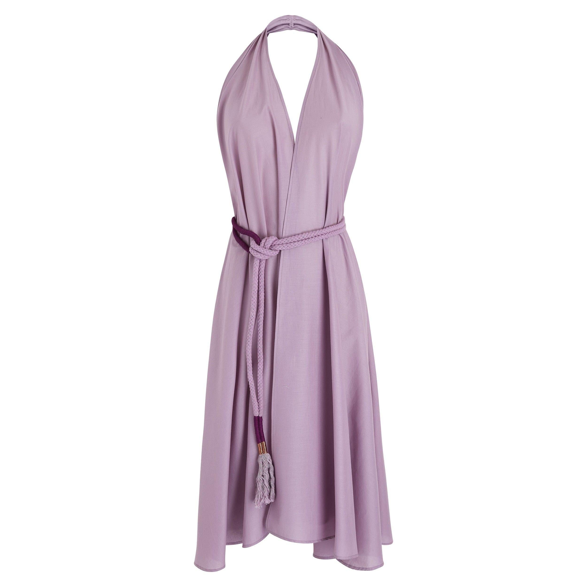 Robe Paréo Malin Mi-Long Aline - Mauve Mist