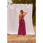 Robe Longue Alma - Dark Purple