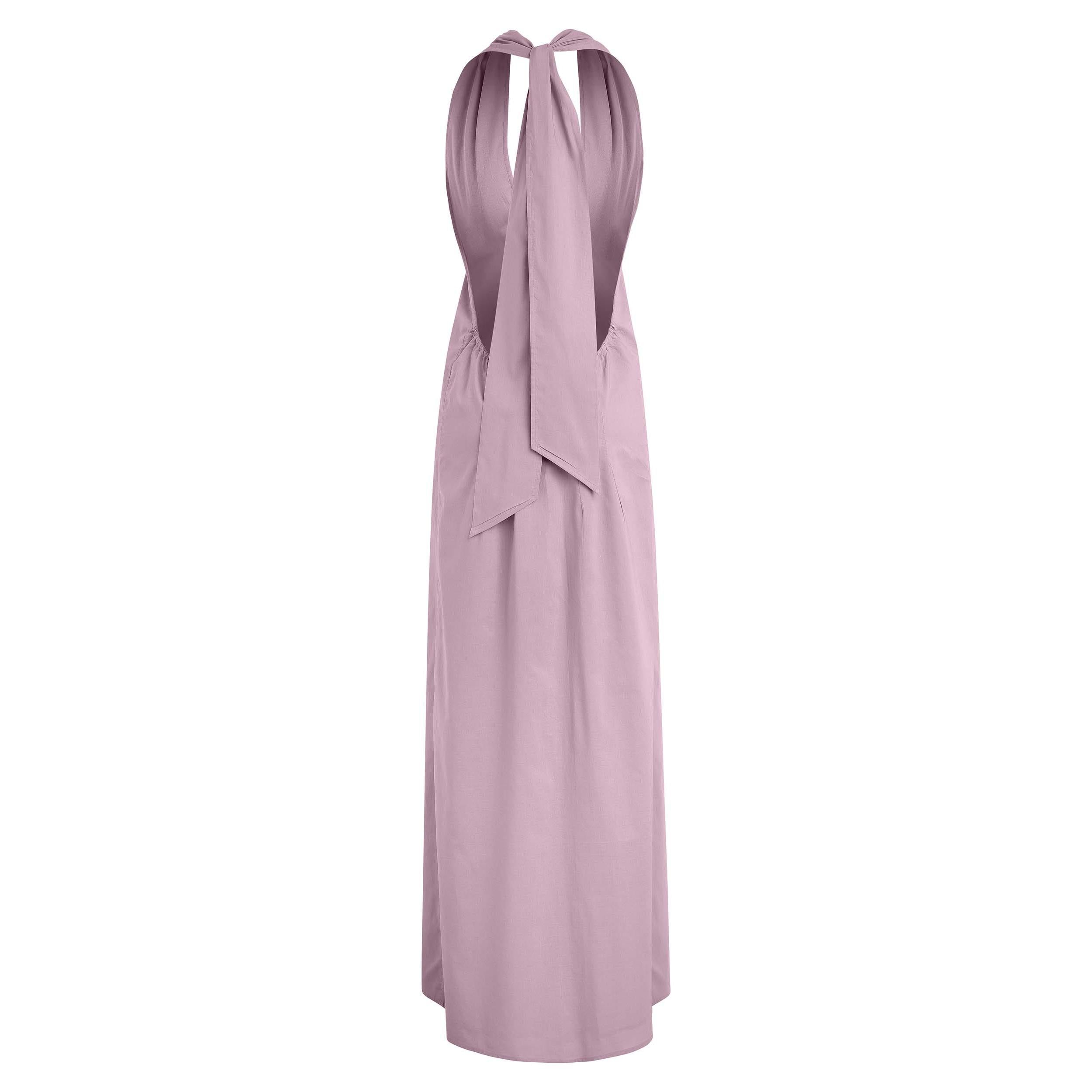 Robe Longue Alma - Mauve Mist
