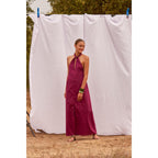 Robe Longue Alma - Dark Purple