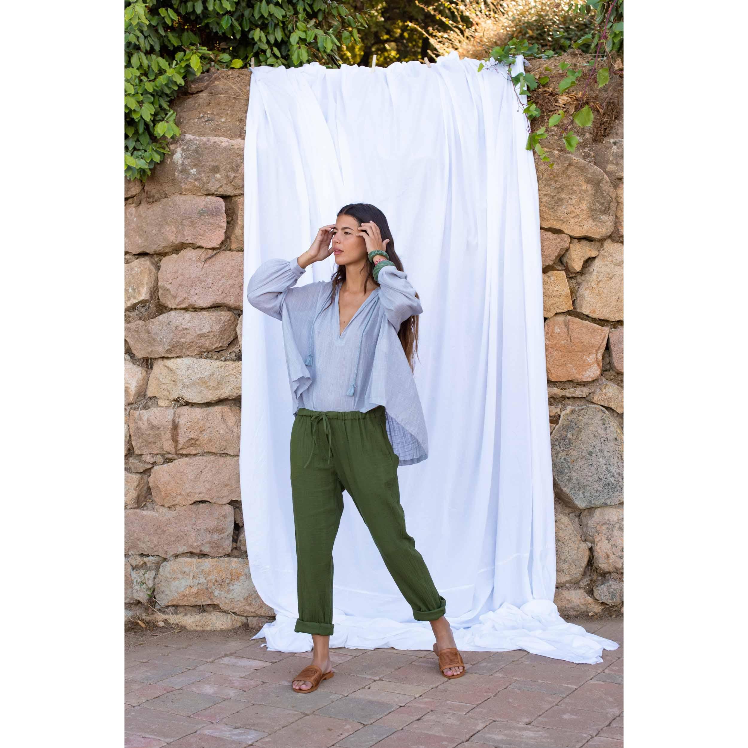 Pantalon Angie - Olive Green