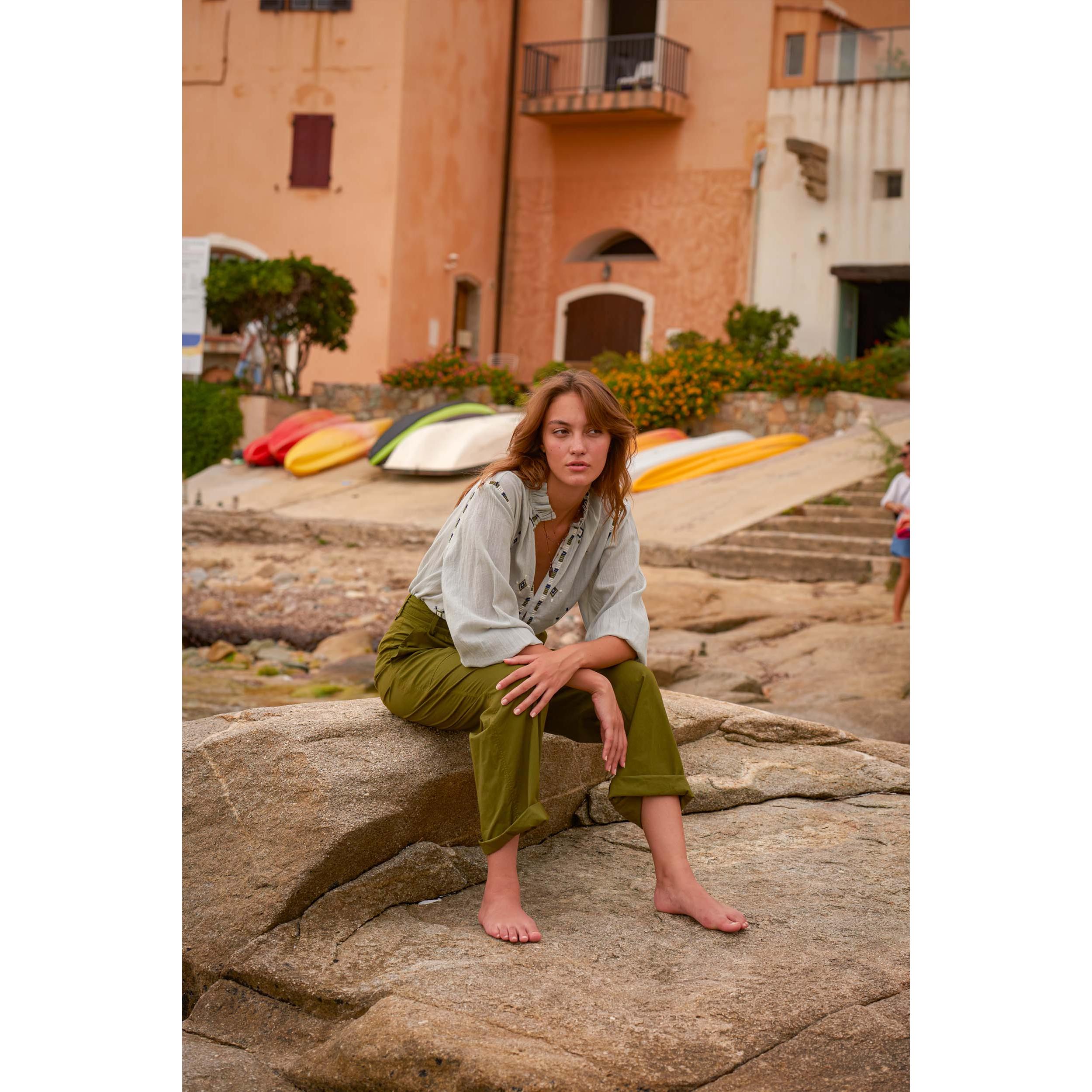 Pantalon Marco - Olive Green