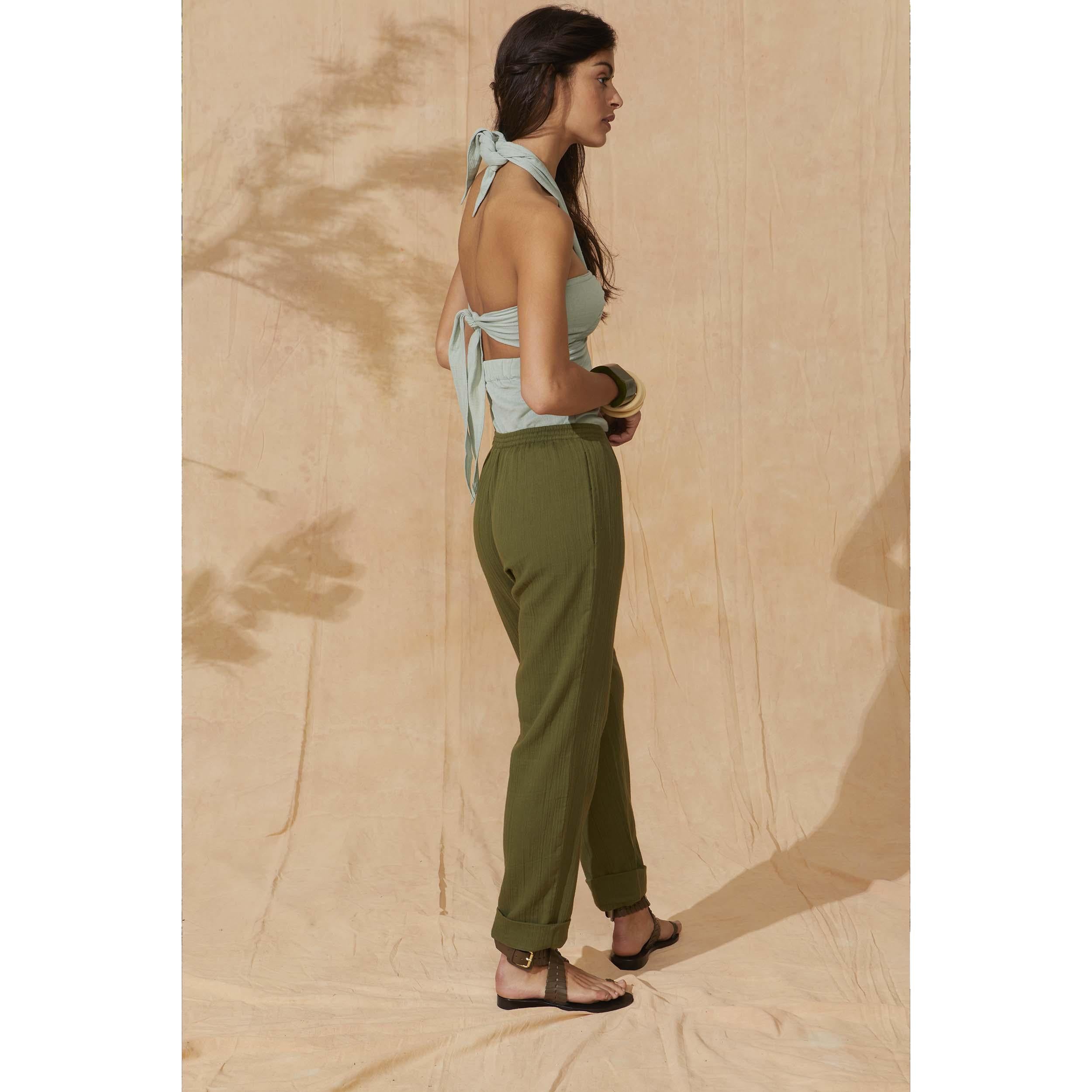 Pantalon Angie - Olive Green