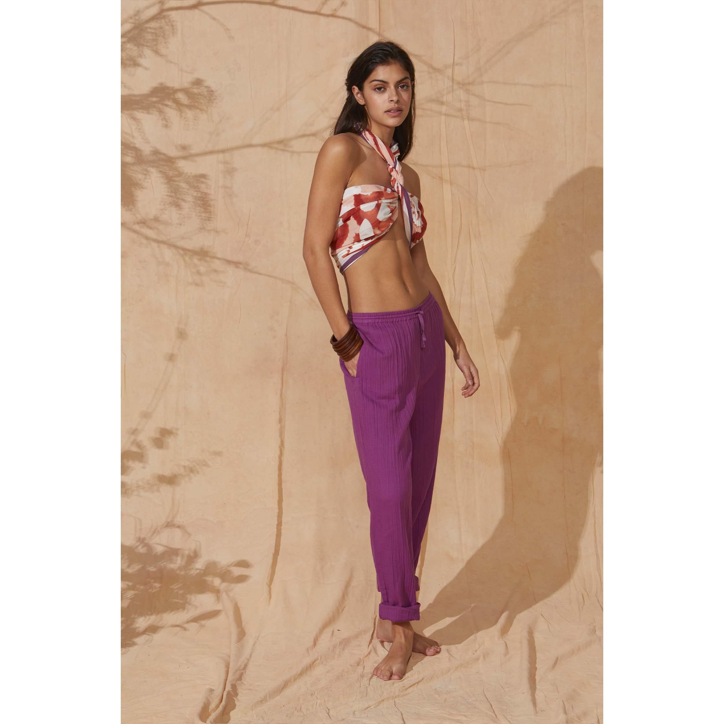Pantalon Angie - Magenta Purple