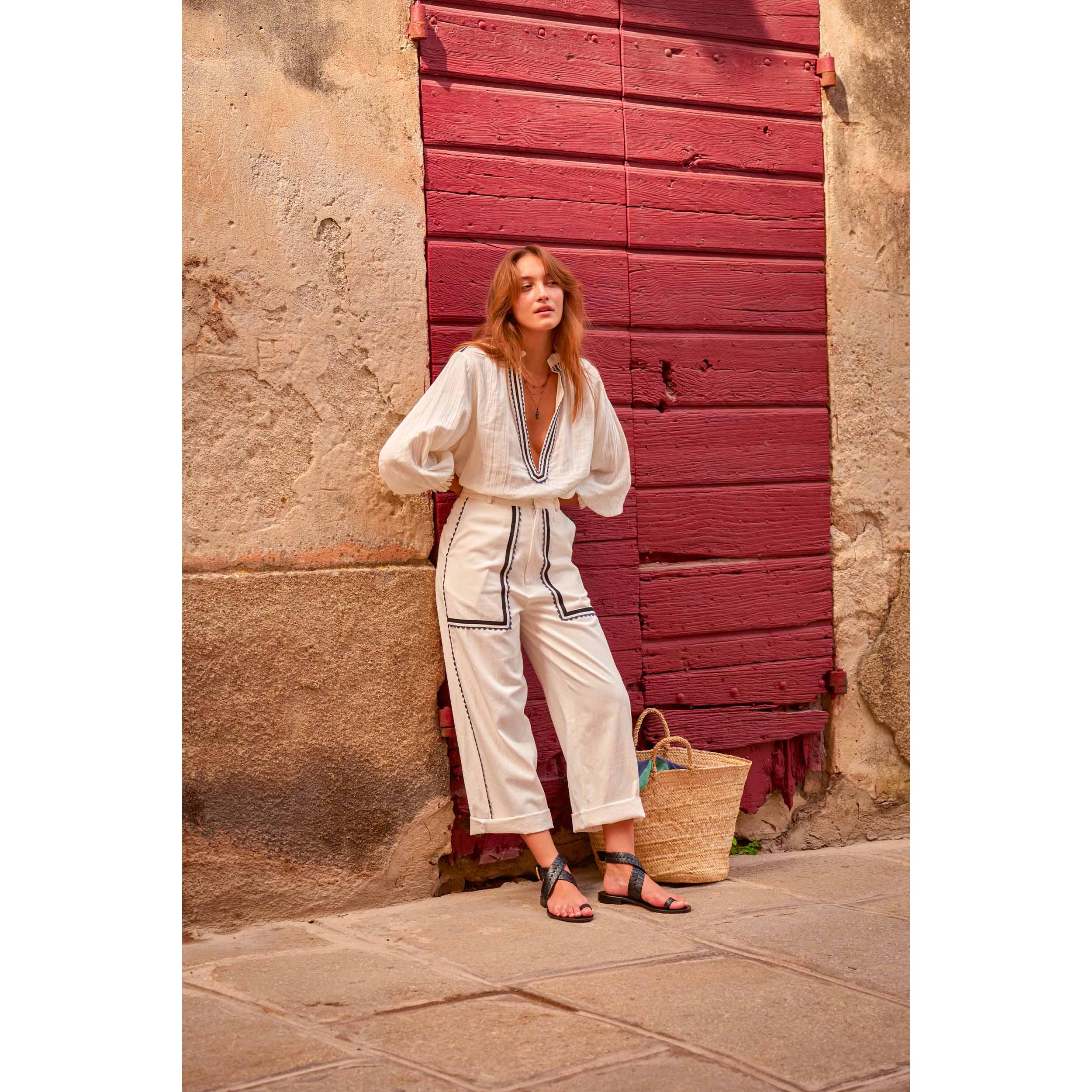 Pantalon Jacky Croquet - White
