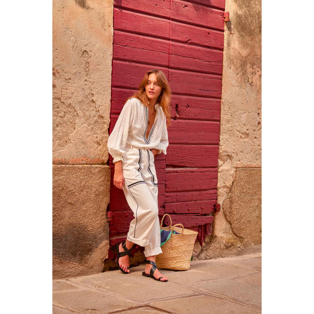 Pantalon Jacky Croquet - White